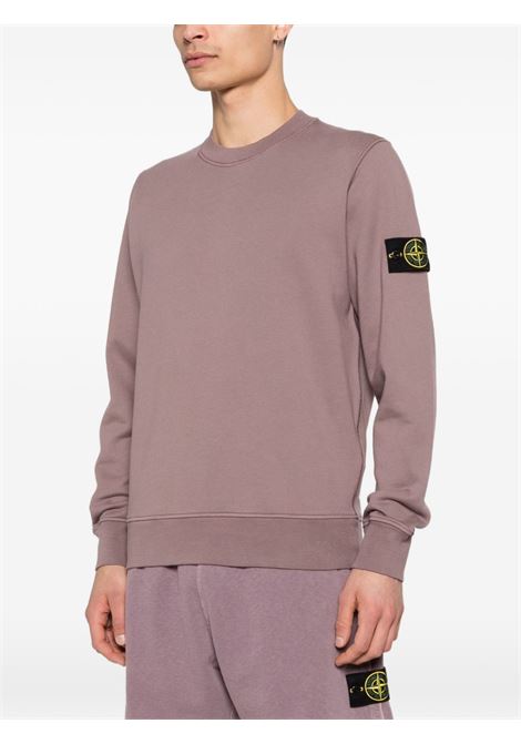 6100060 sweatshirt man gray purple STONE ISLAND | L1S15 6100060 S0051V008F